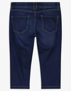 Maxi Blue Capribroek - Elastische band - donkerblauw Sale