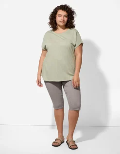 Maxi Blue Capribroek - Katoenmix - beige Outlet