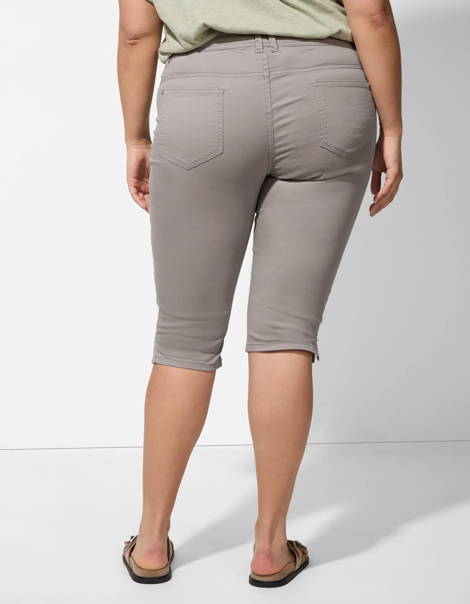 Maxi Blue Capribroek - Katoenmix - beige Outlet