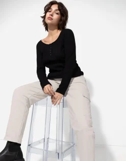 Ever Me Cargobroek - Katoenmix - beige Sale