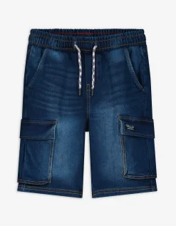 Chapter Young Cargoshort - denim - donkerblauw Sale