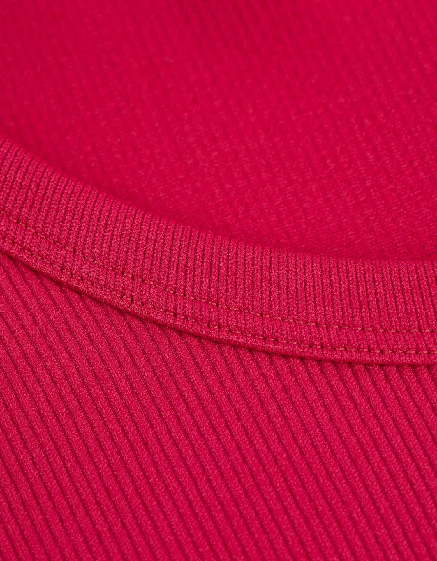 Page One Active Cropped shirt - Geribde structuur - pink Clearance