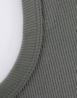 Page One Active Cropped top - Naadloos - grijs Discount