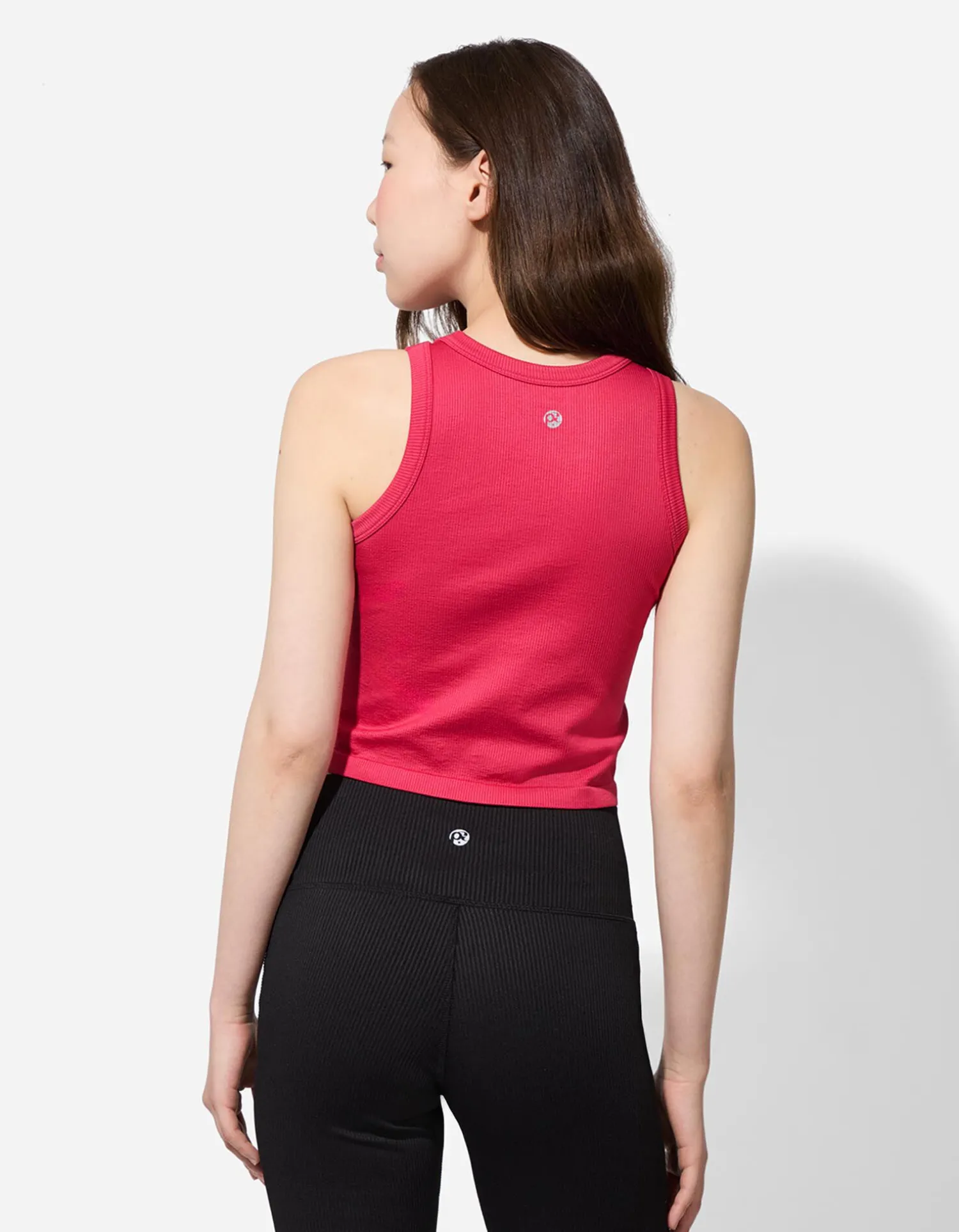 Page One Active Cropped top - Naadloos - pink Sale