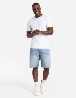 Denim 1982 Denim short - lichtblauw Outlet
