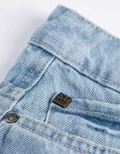 Takko Denim short - Wide leg - lichtblauw Discount