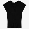 Ever Me Gebreid overhemd - Viscosemix - zwart New