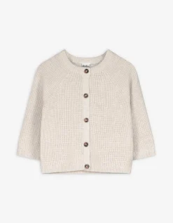 dopodopo newborn Gebreid vest - Katoen - beige Outlet