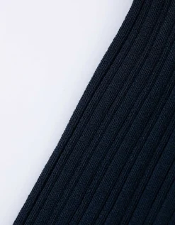 Page One Gebreide jurk - Geribde structuur - donkerblauw Fashion