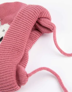 dopodopo newborn Gebreide muts - Borduursel - pink Online