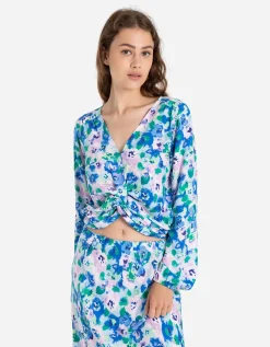 Page One Gesneden shirt met lange mouwen - LENZING&trade; ECOVERO&trade; - wit Fashion