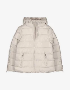 Takko Gewatteerde jas - Tunnelkoord in de zoom - beige Fashion