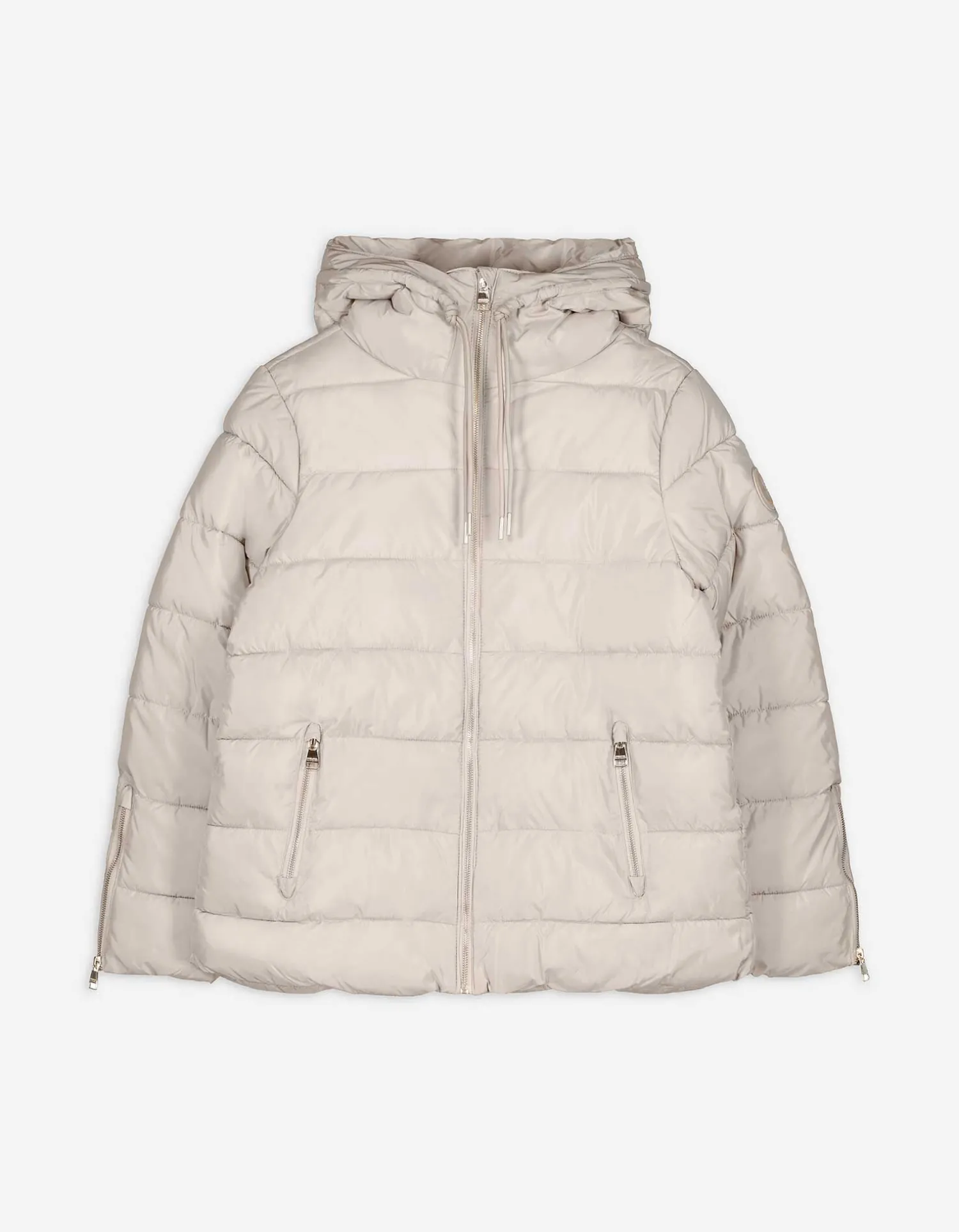 Takko Gewatteerde jas - Tunnelkoord in de zoom - beige Fashion