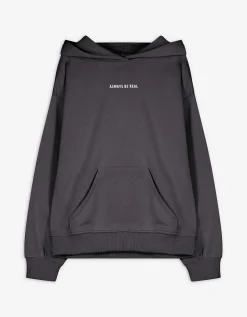 Page One Young Hoodie - Print - donkergrijs Best