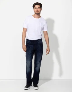 Jean Pascale Jeans - donkerblauw Sale