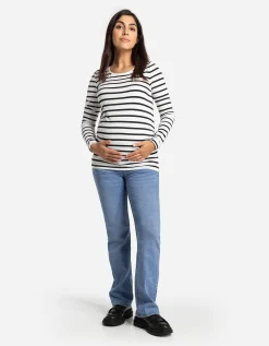 Ever Me Jeans - Zwangerschapskleding - lichtblauw Sale