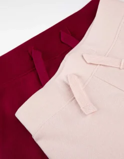 Dopodopo mini Jogger pants - Set van 2 donkerrood Online