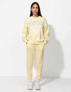 Ever Me Joggingbroek - Relaxed fit - lichtgeel Fashion