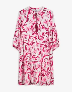 Ever Me Jurk - Motief all-over - pink Best