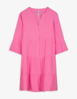 Page One Jurk - Mousseline - pink Clearance
