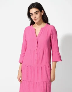 Page One Jurk - Mousseline - pink Clearance