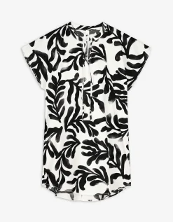 Ever Me Jurk - Oversized schouders - wit Online