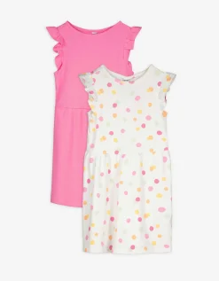 Dopodopo girls Jurk - Ribtricot - pink Sale