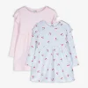 Dopodopo mini Jurk - Set van 2 - wit Outlet
