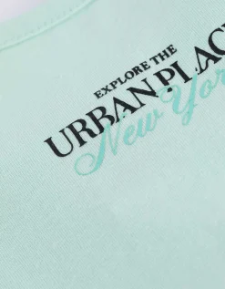Page One Young Jurk in A-lijn - Print - turkoois Clearance