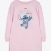 Dopodopo girls Lang vest - Lilo & Stitch - pink Hot