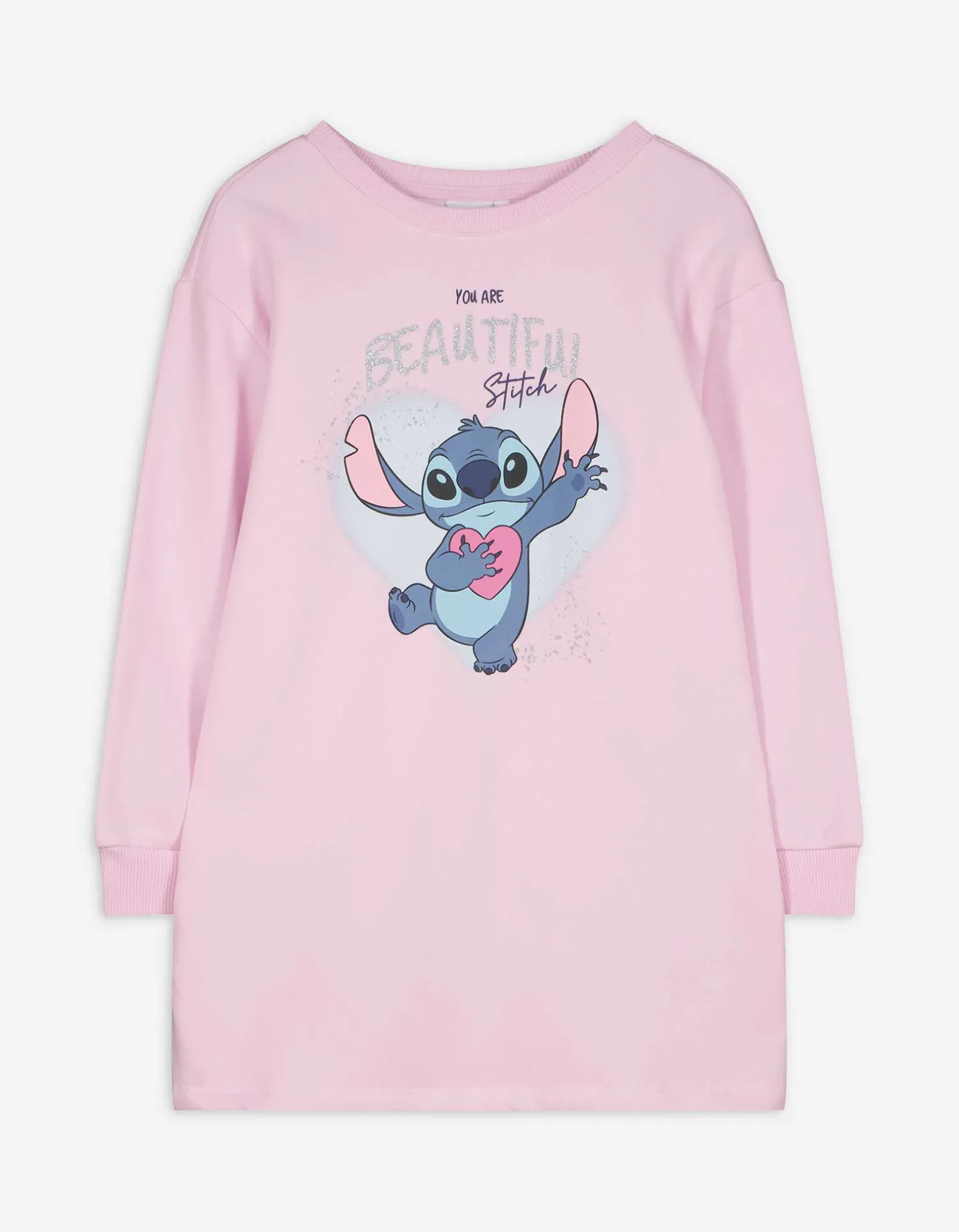 Dopodopo girls Lang vest - Lilo & Stitch - pink Hot
