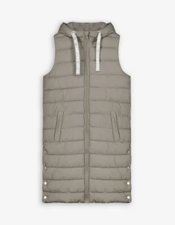 Page One Lang vest - Zijsplit - donkergroen Fashion