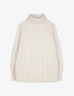 Page One Lange trui - Col - beige Clearance