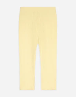 Dopodopo girls Legging - Geribde structuur - lichtgeel Online