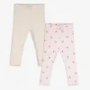 Dopodopo mini Legging - Set van 2 roze New