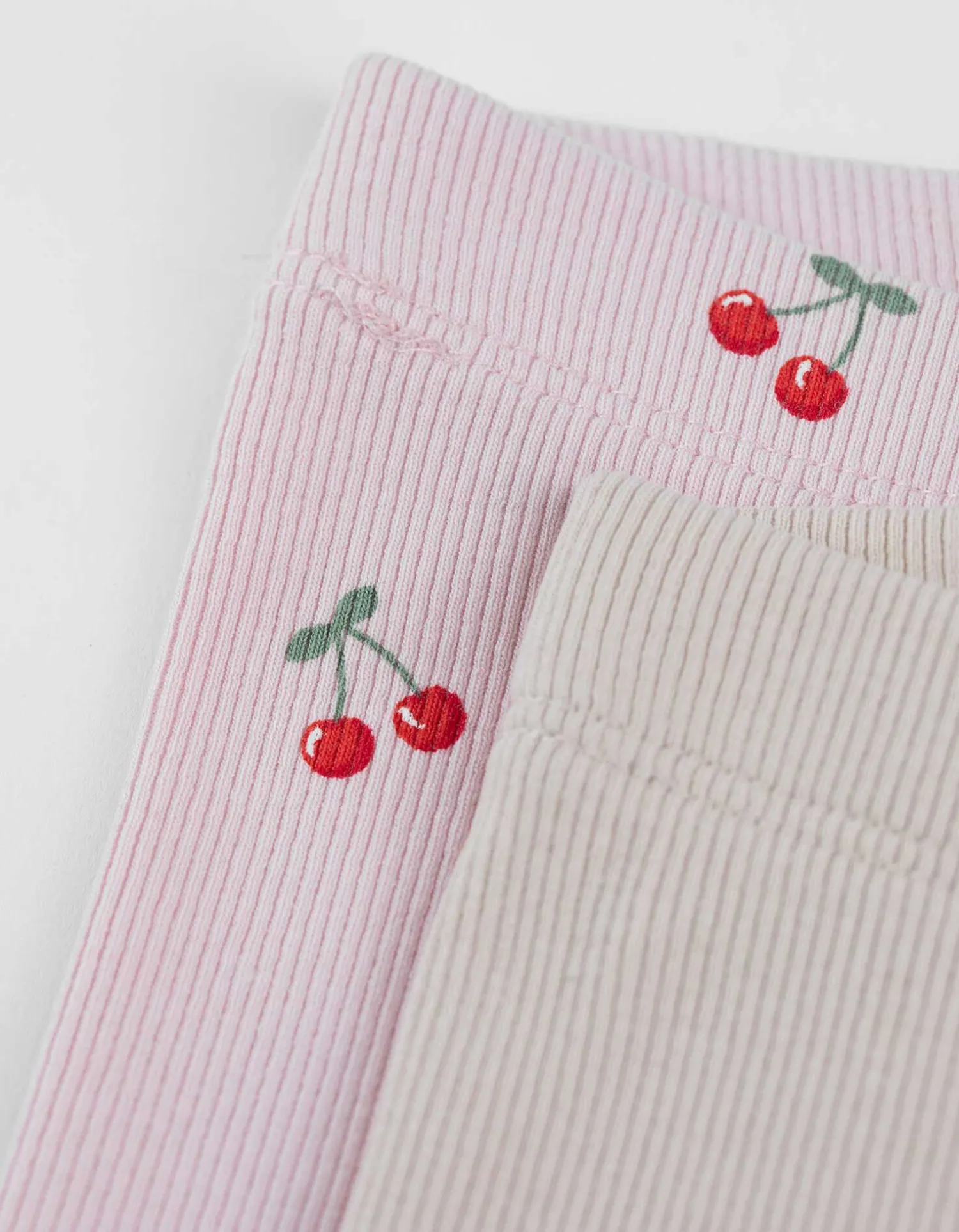 Dopodopo mini Legging - Set van 2 roze New