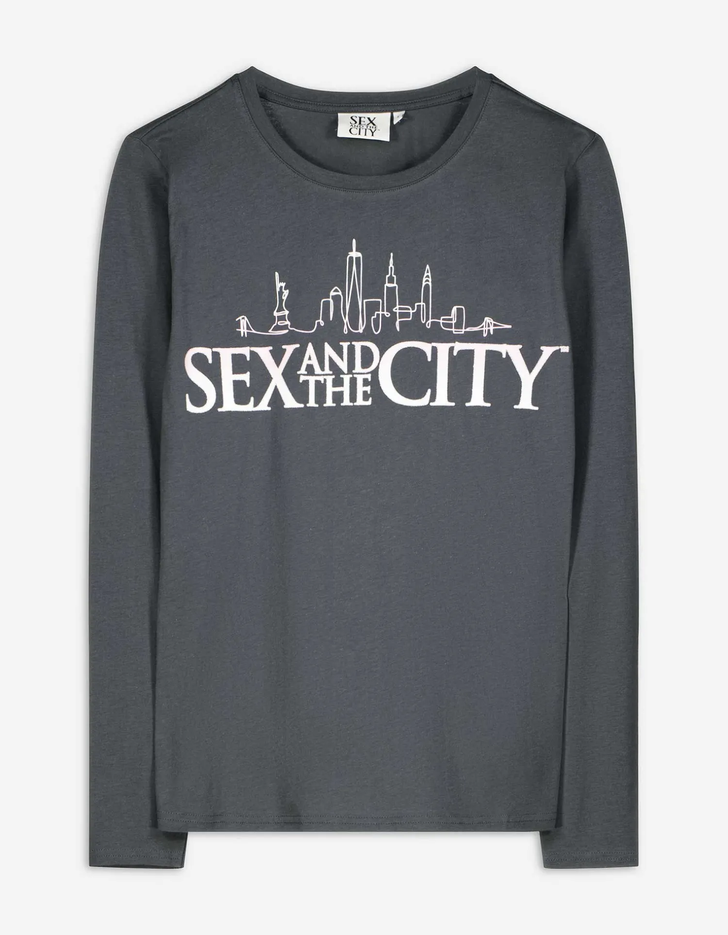 Ever Me Longsleeve - Glitterprint - donkergrijs Hot
