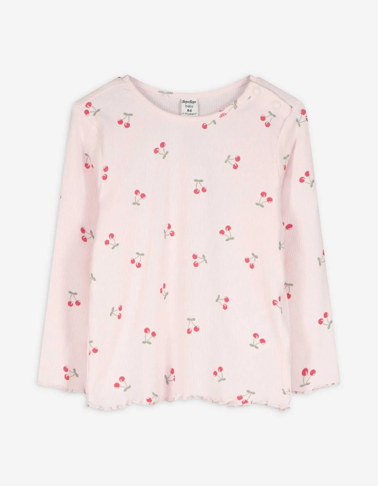Dopodopo mini Longsleeve - Print all-over - roze Sale