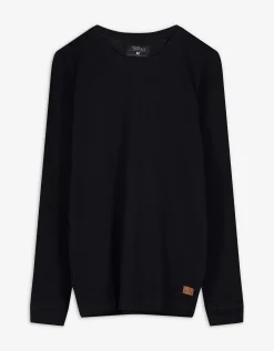 Jean Pascale Longsleeve - Regular fit - zwart Outlet