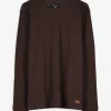 Jean Pascale Longsleeve - Regular fit - donkerbruin Clearance