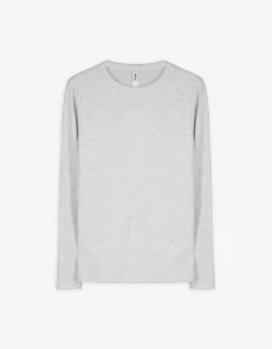Page One Longsleeve - Viscose - lichtgrijs Clearance