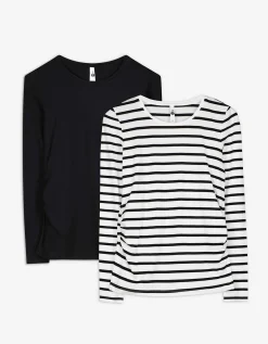 Ever Me Longsleeve - Zwangerschapskleding zwart Sale