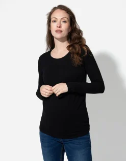 Ever Me Longsleeve - Zwangerschapskleding zwart New