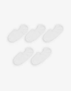 women Onzichtbare sneakersokken - Set van 5 wit Sale