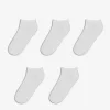 women Onzichtbare sneakersokken - Set van 5 wit Sale