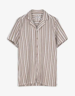 Takko Overhemd - Strepen - beige Clearance
