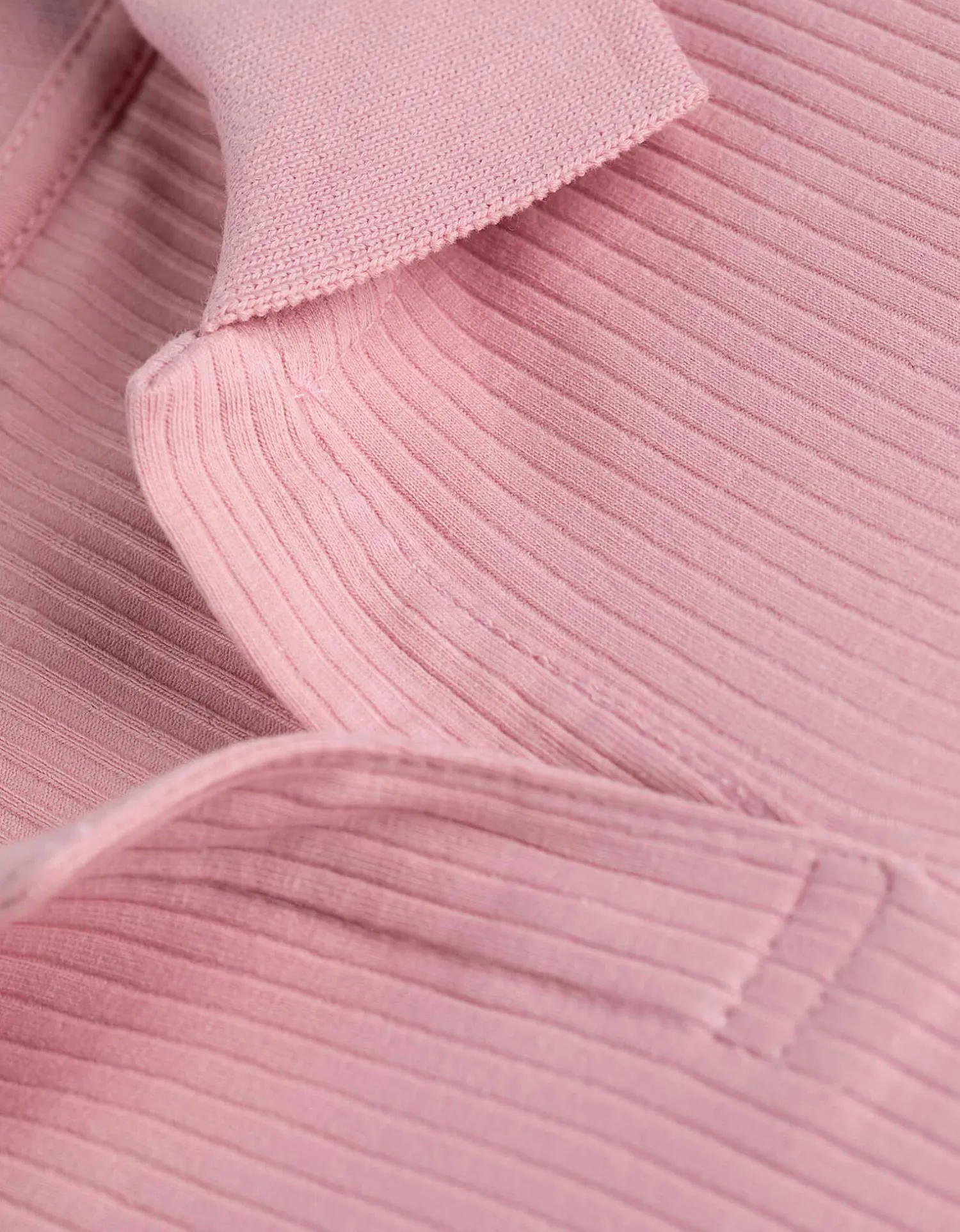 Page One Young Poloshirt - Ribtricot - pink Clearance