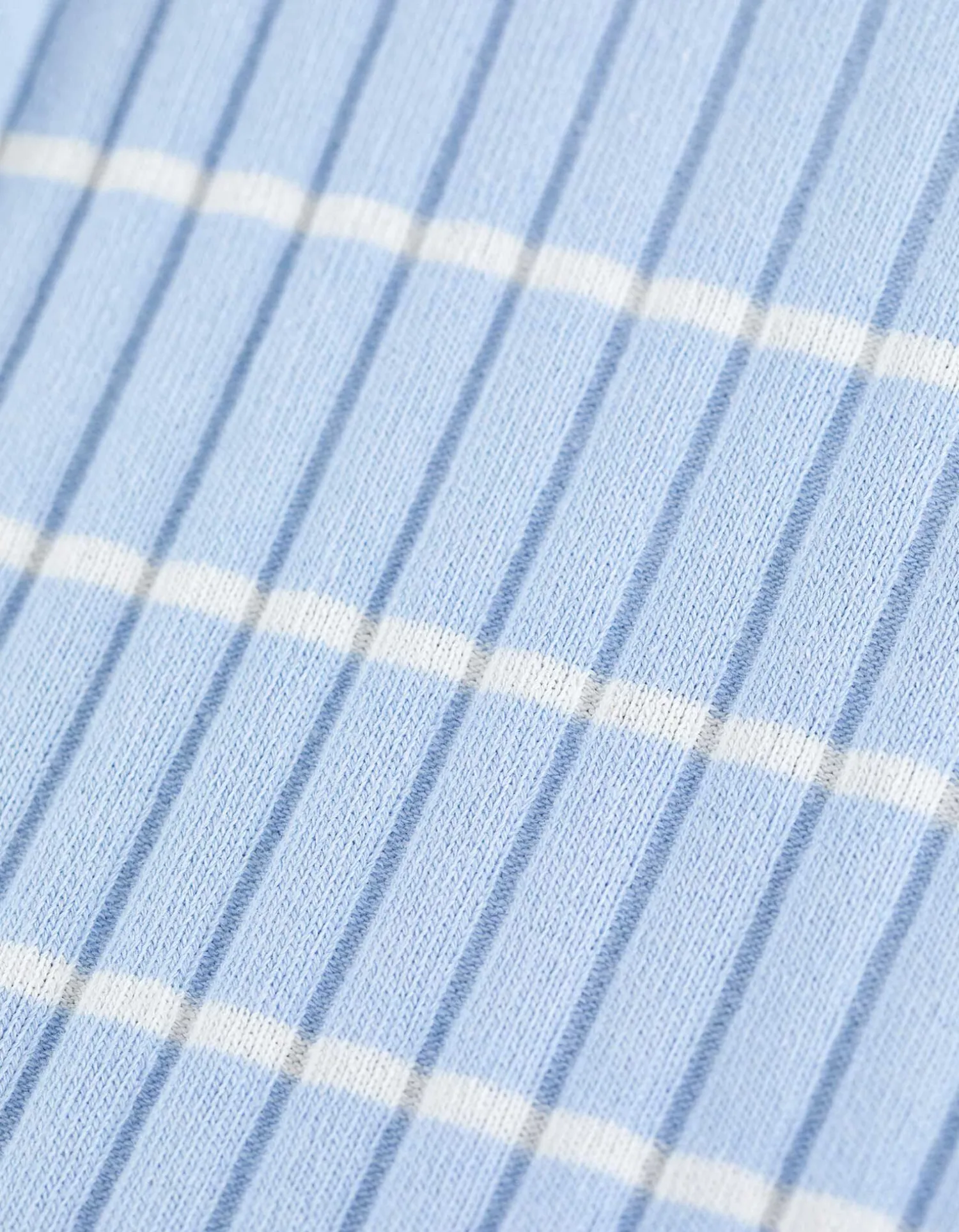 Page One Poloshirt - Strepen - lichtblauw Sale