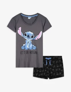 Flame Pyjama set van shirt en broek - Disneyprint - grijs Outlet