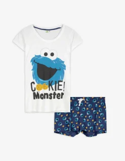Flame Pyjama set van shirt en shorts - Disneyprint - wit Hot